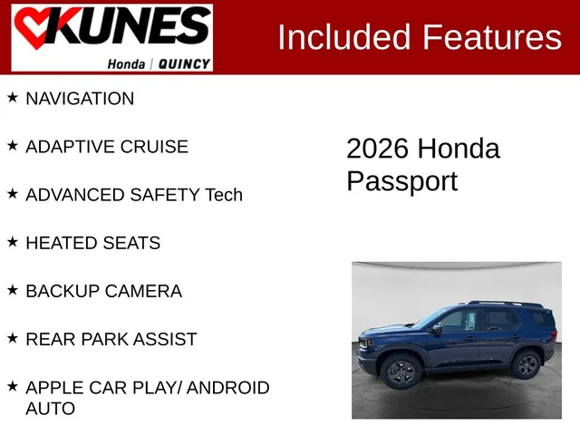 Nuevos HONDA PASSPORT à Estados chez autogozo