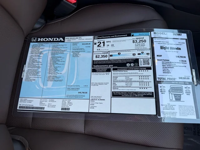 Nuevos HONDA RIDGELINE à Estados chez autogozo