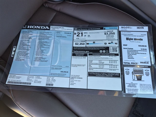 Nuevos HONDA RIDGELINE à Estados chez autogozo