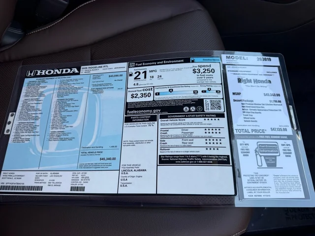 Nuevos HONDA RIDGELINE à Estados chez autogozo