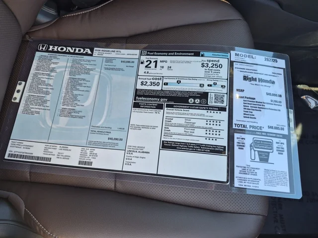 Nuevos HONDA RIDGELINE à Estados chez autogozo