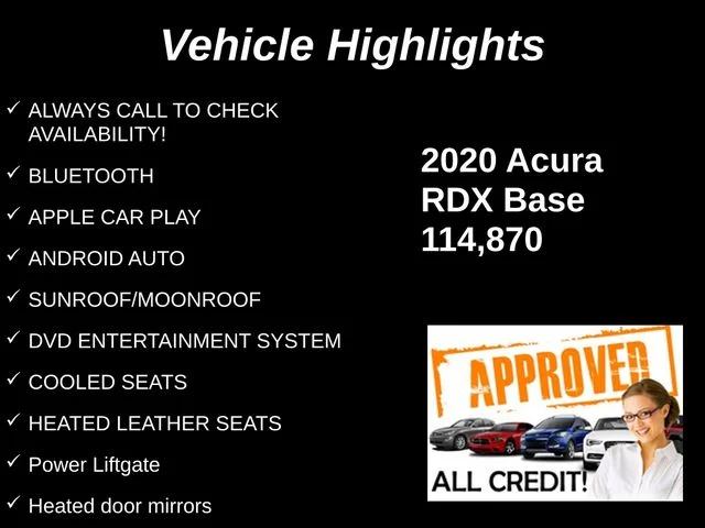 SEMINUEVOS ACURA RDX a Estados en autogozo
