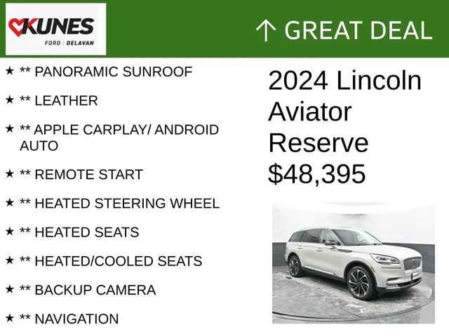 SEMINUEVOS LINCOLN Aviator a Estados en autogozo