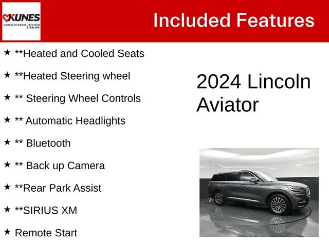 SEMINUEVOS LINCOLN Aviator a Estados en autogozo