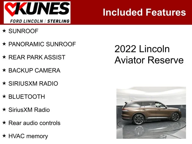 SEMINUEVOS LINCOLN Aviator a Estados en autogozo