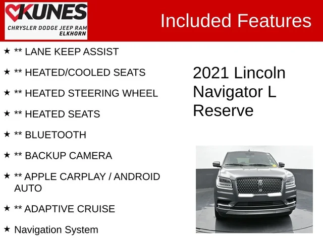 SEMINUEVOS LINCOLN Navigator L a Estados en autogozo