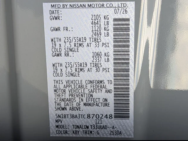Nuevos NISSAN ROGUE à Estados chez autogozo