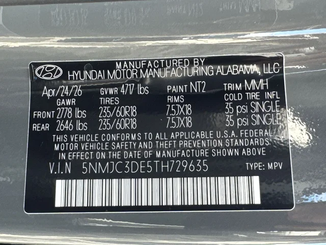 Nuevos HYUNDAI TUCSON à Estados chez autogozo