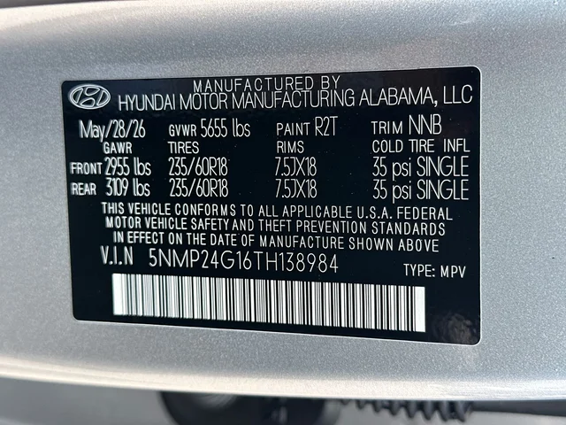 Nuevos HYUNDAI SANTA FE HYBRID à Estados chez autogozo
