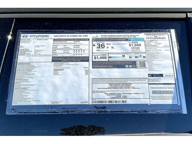 Nuevos HYUNDAI SANTA FE HYBRID at Gainesville Hyundai in Gainesville