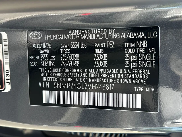 Nuevos HYUNDAI SANTA FE à Estados chez autogozo