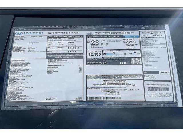 Nuevos HYUNDAI SANTA FE à Estados chez autogozo
