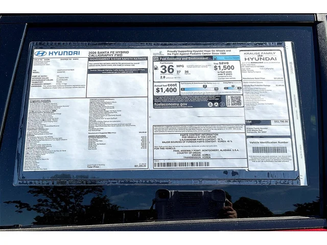 Nuevos HYUNDAI SANTA FE HYBRID at Gainesville Hyundai in Gainesville