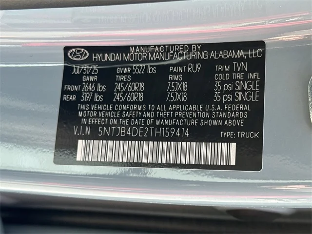 Nuevos HYUNDAI SANTA CRUZ at Gainesville Hyundai in Gainesville