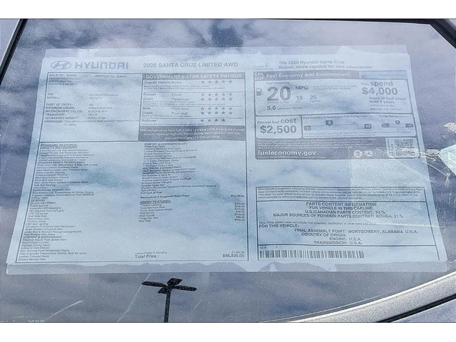 Nuevos HYUNDAI SANTA CRUZ à Estados chez autogozo
