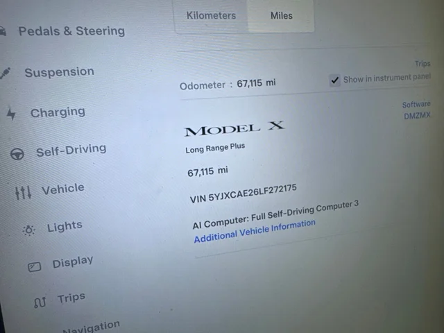 SEMINUEVOS TESLA Model X a Estados en autogozo