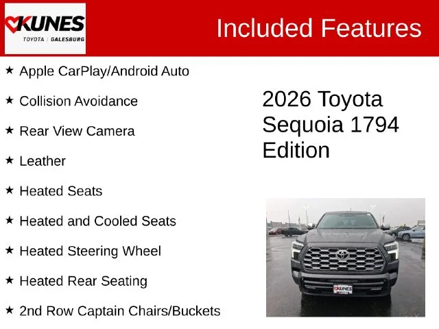 Nuevos TOYOTA SEQUOIA à Estados chez autogozo