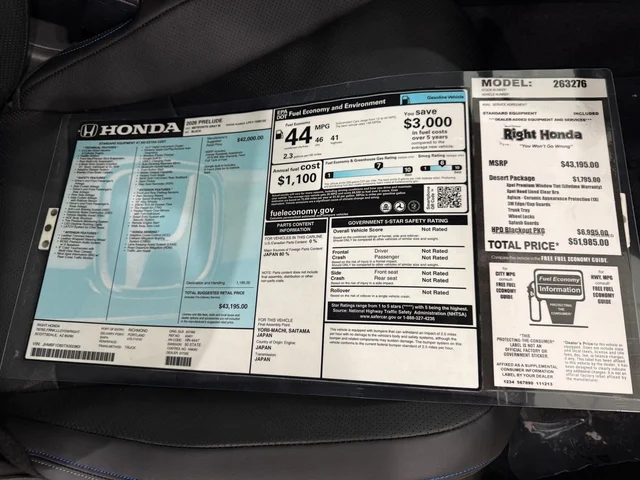 Nuevos HONDA PRELUDE à Estados chez autogozo