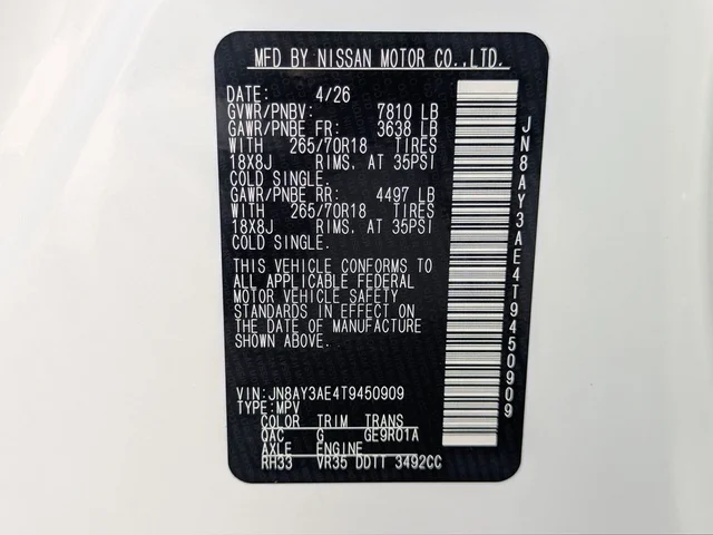 Nuevos NISSAN ARMADA à Estados chez autogozo