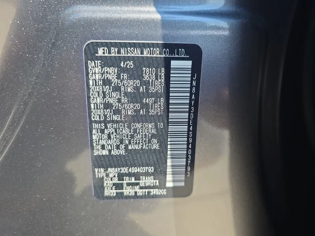 SEMINUEVOS NISSAN Armada a Estados en autogozo
