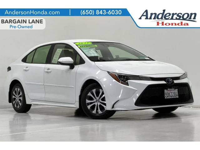 Pre-Owned TOYOTA Corolla Hybrid at Anderson Honda in Palo Alto