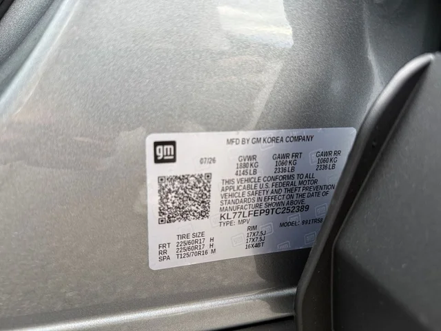 Nuevos CHEVROLET TRAX à Estados chez autogozo