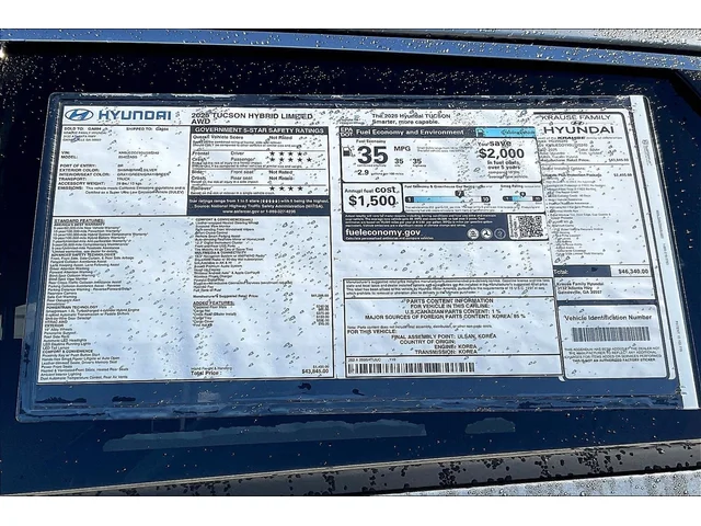 Nuevos HYUNDAI TUCSON HYBRID at Gainesville Hyundai in Gainesville