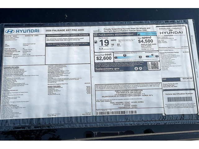 Nuevos HYUNDAI PALISADE at Gainesville Hyundai in Gainesville