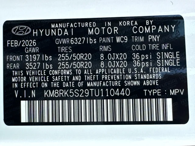 Nuevos HYUNDAI PALISADE à Estados chez autogozo