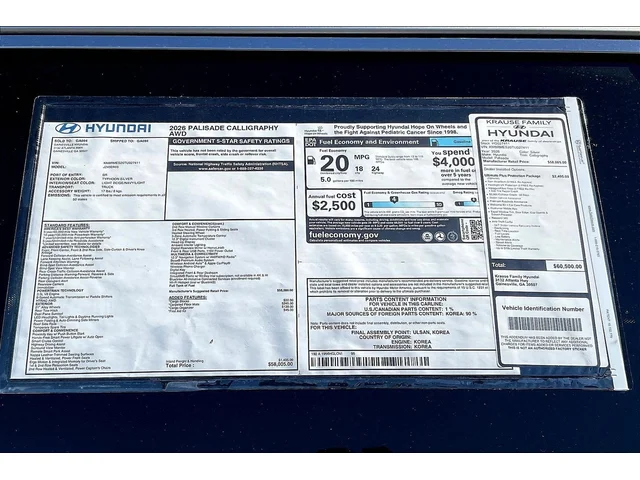 Nuevos HYUNDAI PALISADE at Gainesville Hyundai in Gainesville