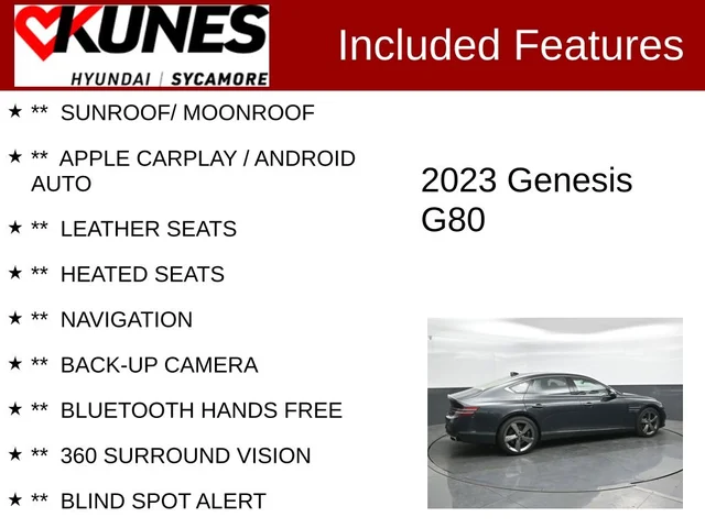 SEMINUEVOS GENESIS G80 a Estados en autogozo