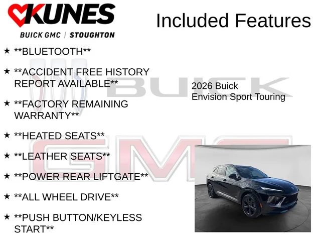 Nuevos BUICK ENVISION à Estados chez autogozo