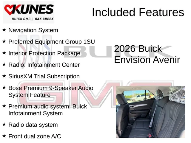 Nuevos BUICK ENVISION à Estados chez autogozo