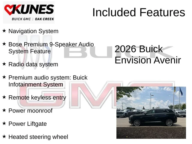 Nuevos BUICK ENVISION à Estados chez autogozo