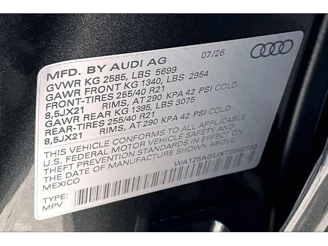 Nuevos AUDI SQ5 à Estados chez autogozo