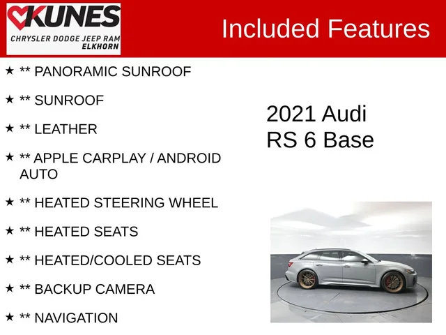 SEMINUEVOS AUDI RS 6 a Estados en autogozo