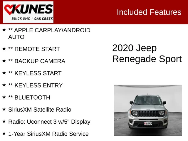 SEMINUEVOS JEEP Renegade a Estados en autogozo