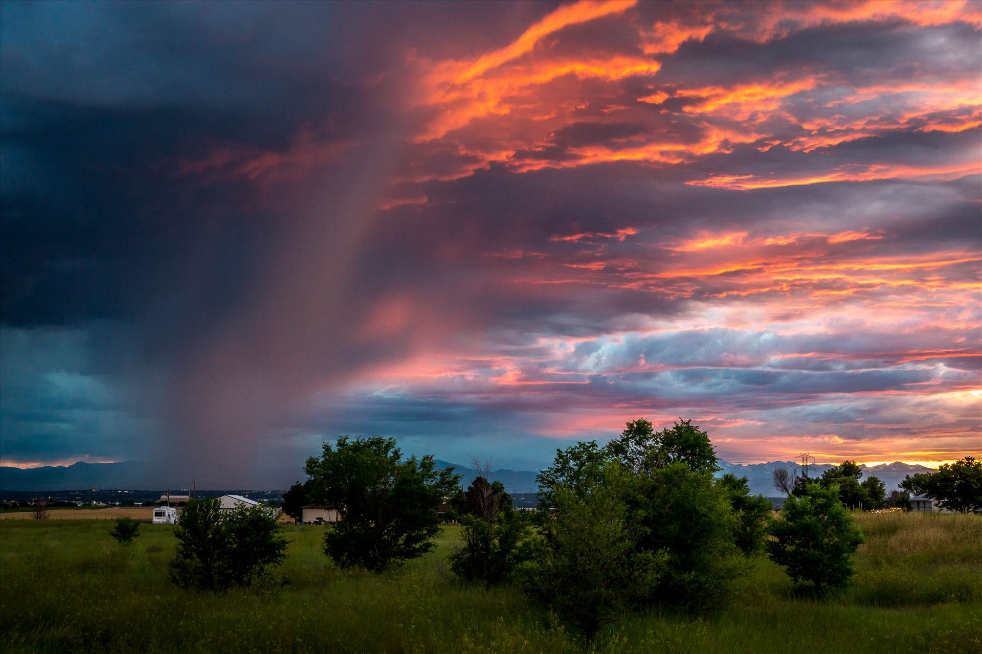 Sunset Storm Storms and Lightning Scott Smith Photography