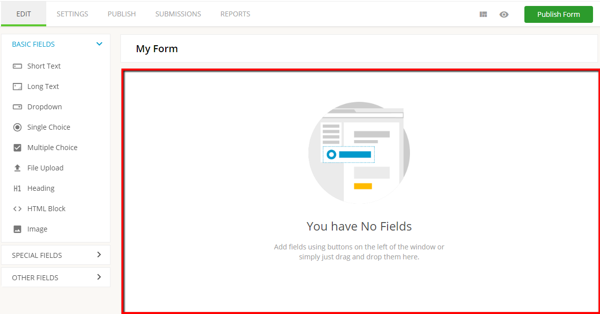123contactform editor form layout