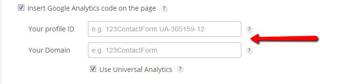 tracking form visitors with google analytics