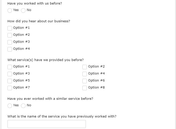 complex web forms best practices - dynamic UX