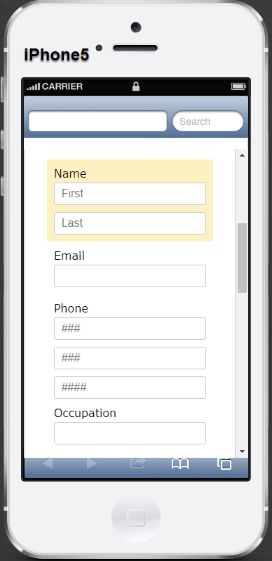 complex web forms best practices - mobile responsiveness