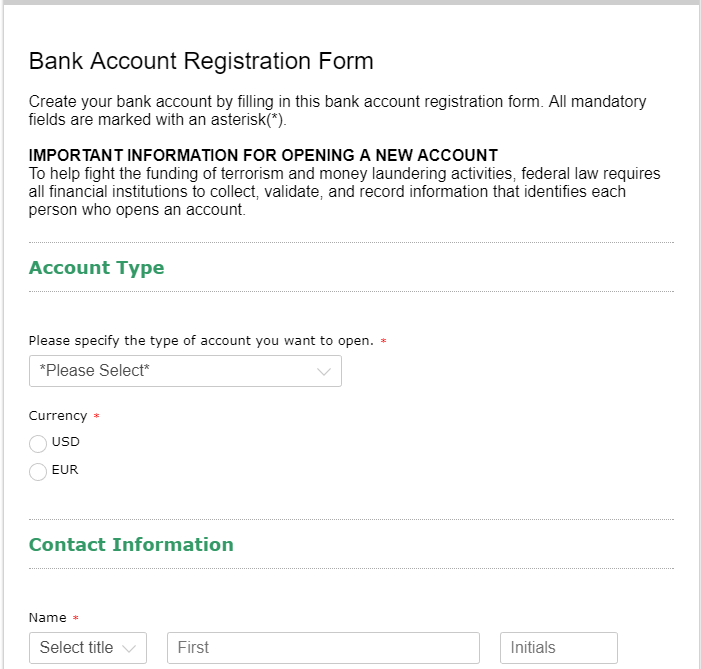 complex web forms best practices - grouping fields