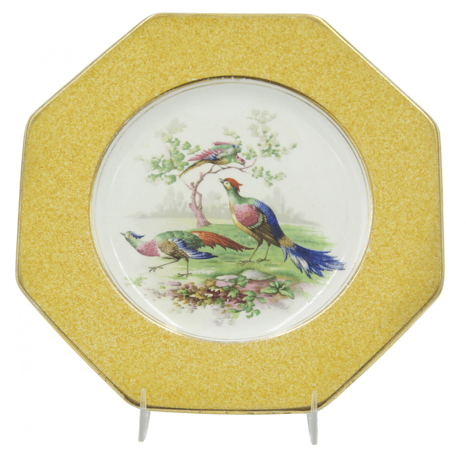 Set of english victorian wedgwood porcelain plates