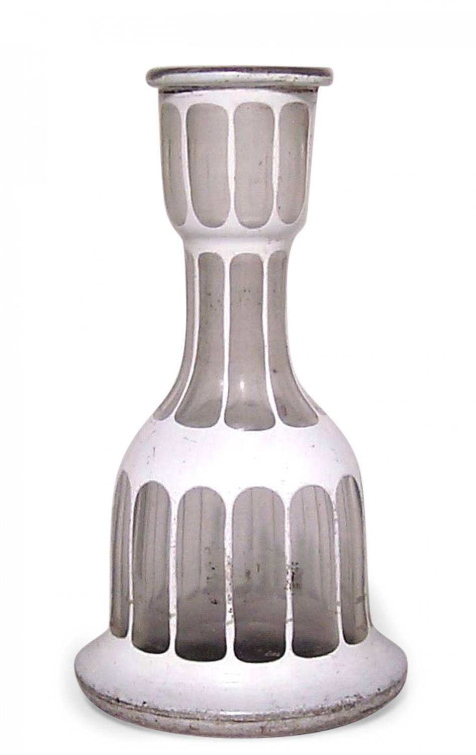 French victorian crystal decanter vase