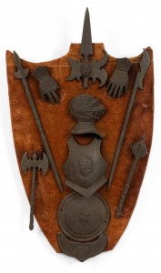 English renaissance miniature shield