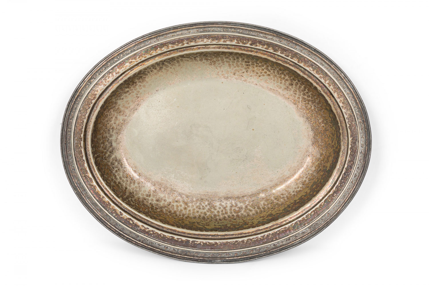 English victorian silver plate tray 6