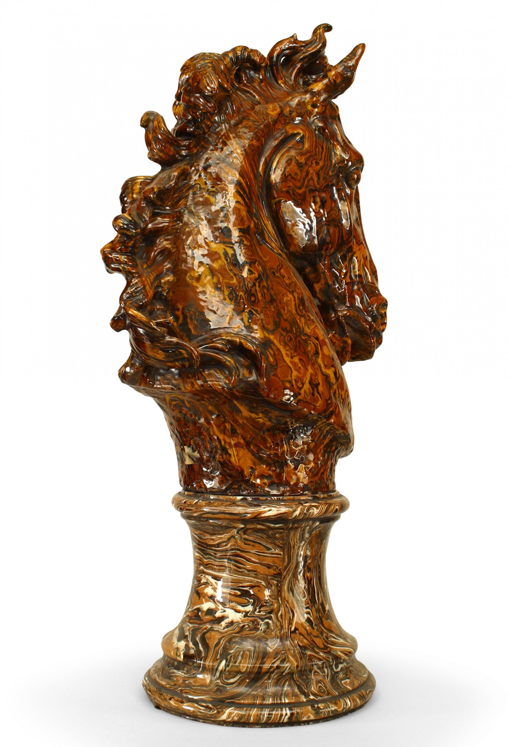 English victorian terra cotta horse