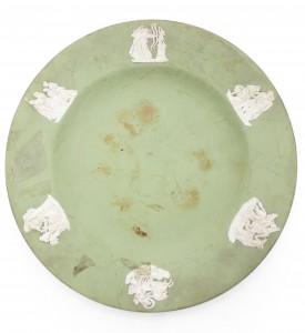Green wedgwood porcelain ashtray 3