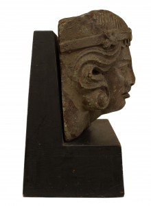 Pre colombian stone bust